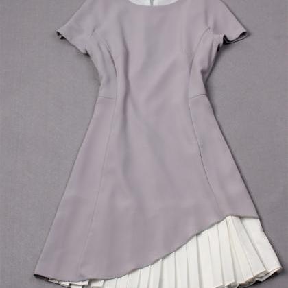 Victoria Pleat Dropwaist Dress