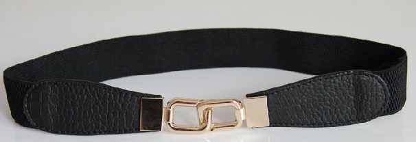 [] Clasp Belt - Black on Luulla