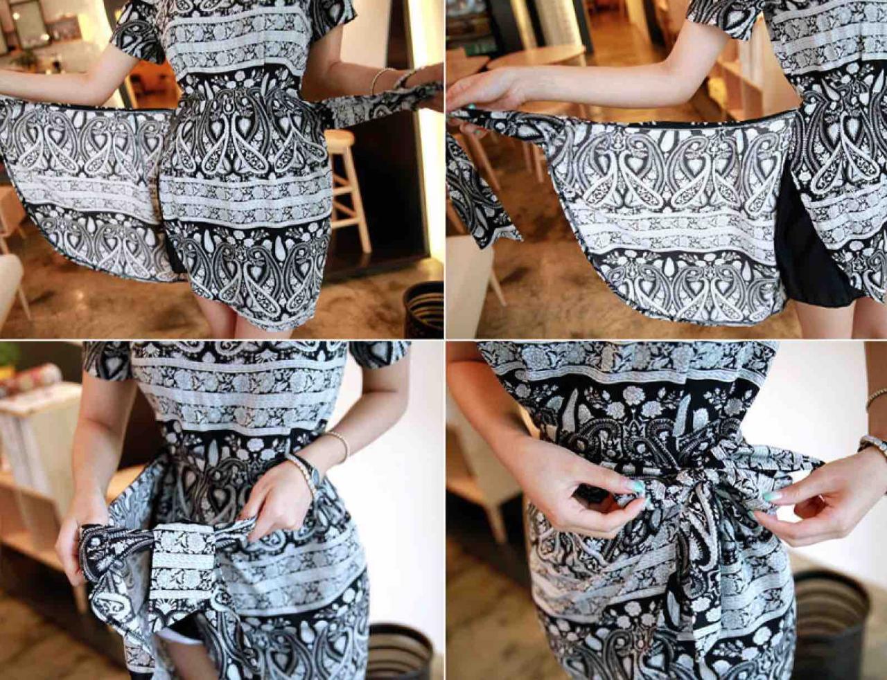 Paisley Wrap Dress on Luulla