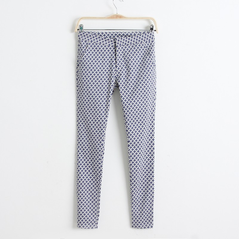 Printed Peg Leg Pants on Luulla